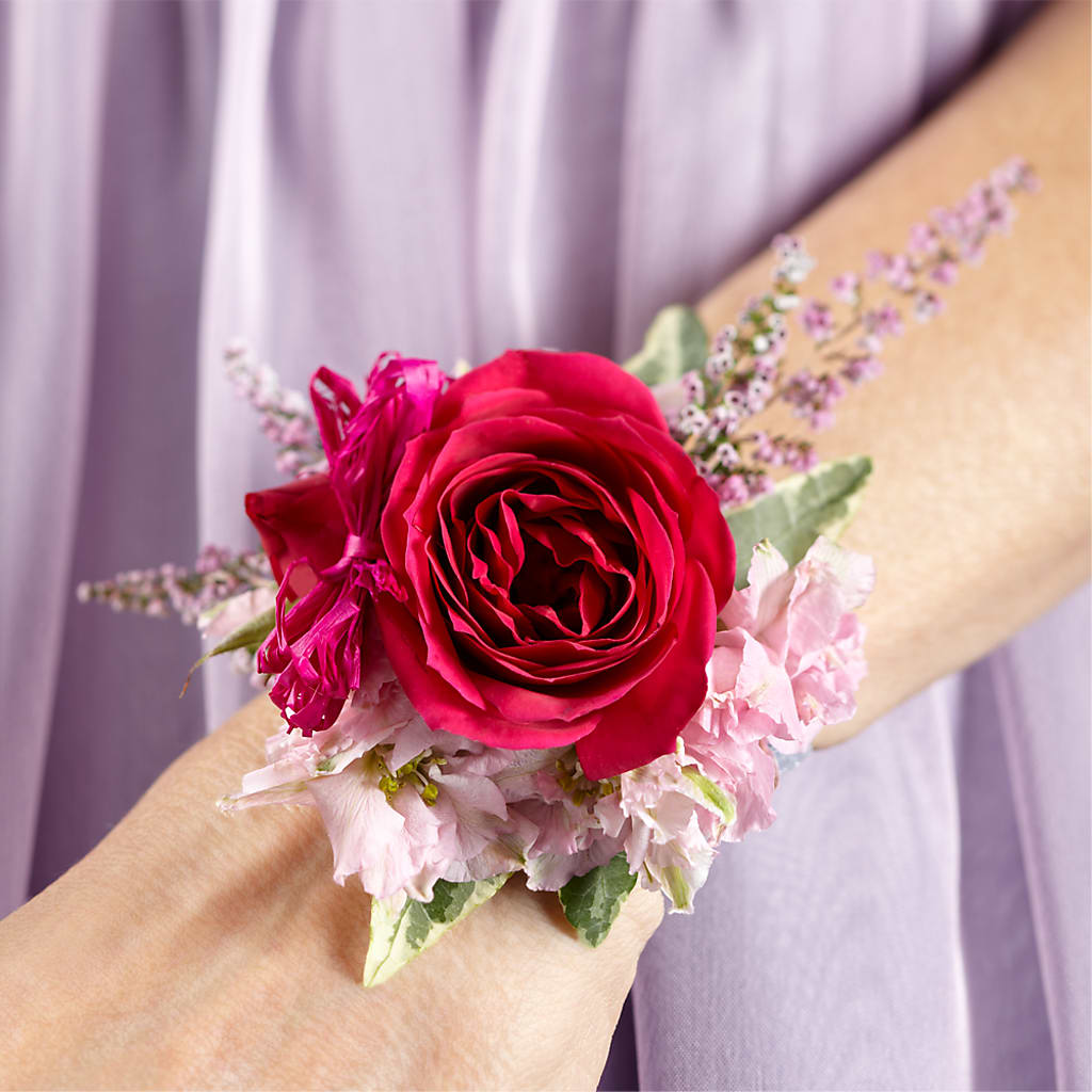 Rose Charm Corsage – Village Flower Shop, Kelowna BC